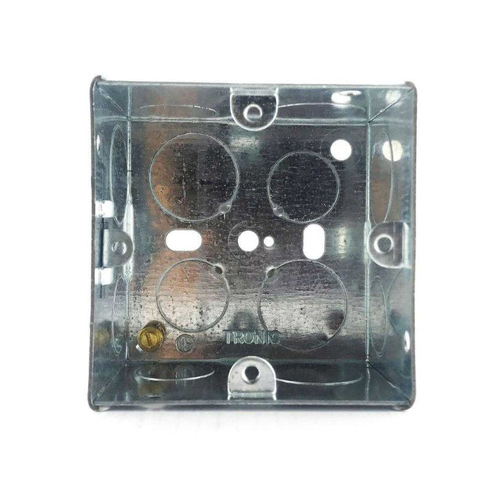 Single Deep Galvanised Iron Switch Box - Tronic Kenya 