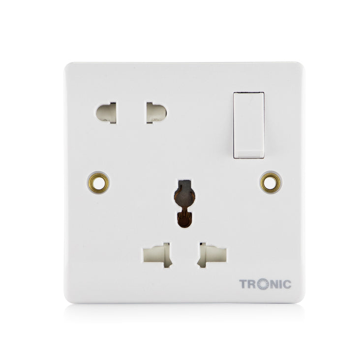 Single Universal Switch Socket 16Amps With 2 Pin