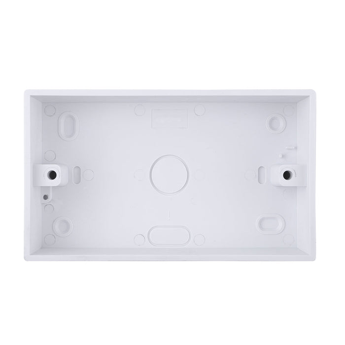 PVC Cavity Box – 2 Gang, 29mm Deep