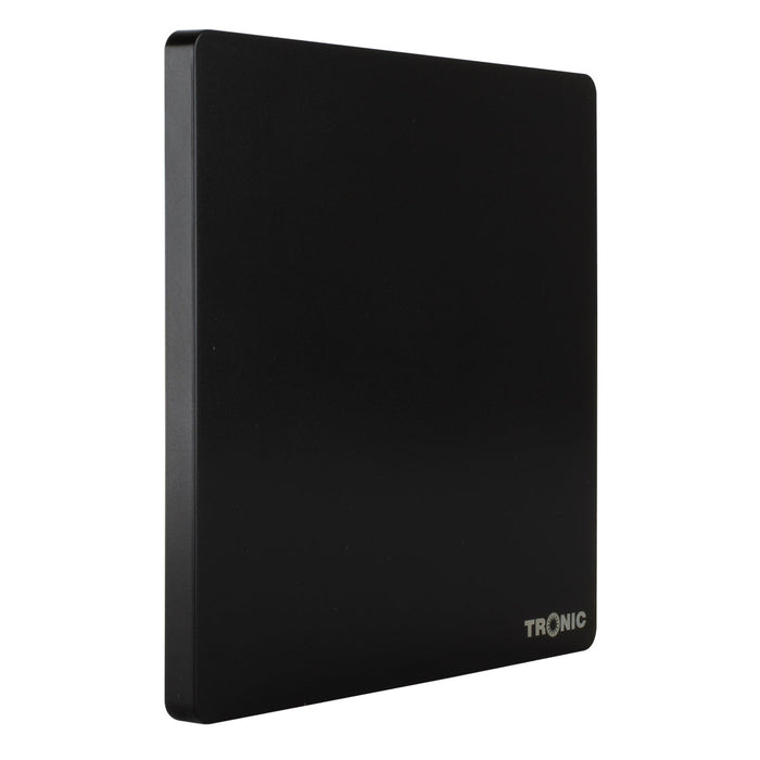 Black - 1 Gang Blank Plate