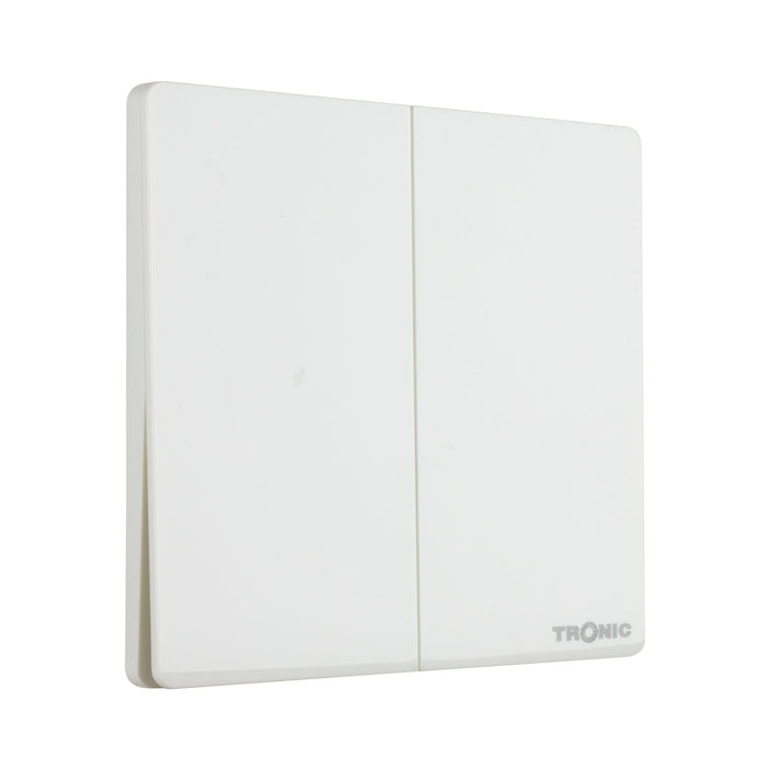 Glossy White - 2 Gang 2 Way Switch