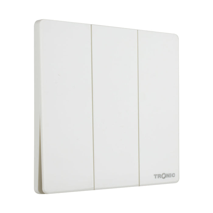 Glossy White - 3 Gang 2 Way Switch