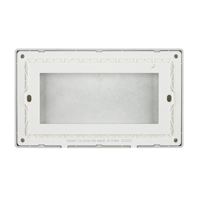 Black - Twin Blank Plate