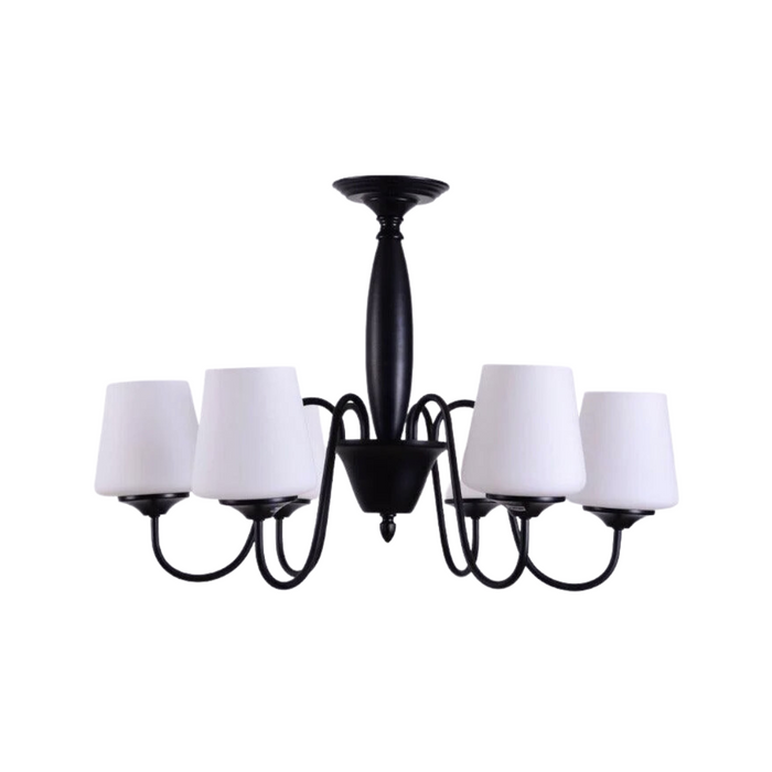 Antique 6-Arm Hanging Light
