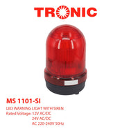 LED Warning Light With Siren