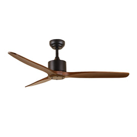 Ceiling Fan Wood Blade 52 Inch With Remote