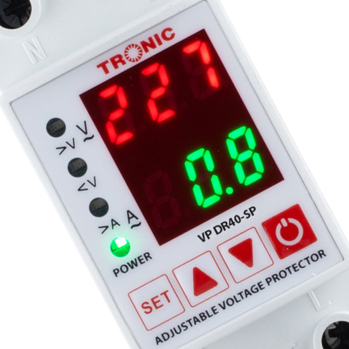 Adjustable Voltage Protector 40 Amps VP DR40-SP