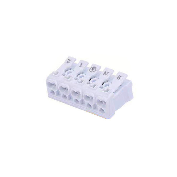 Connector with Button (L+N+E+1+2) 16Amps 5 Way Wire - Tronic Tanzania