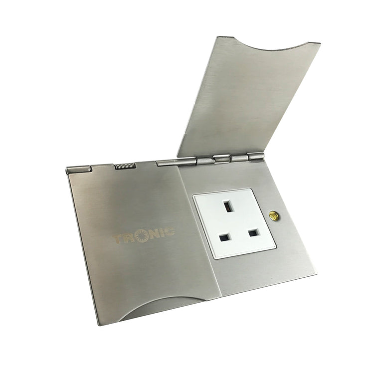 Floor Switch Socket 13A Twin - Tronic Tanzania