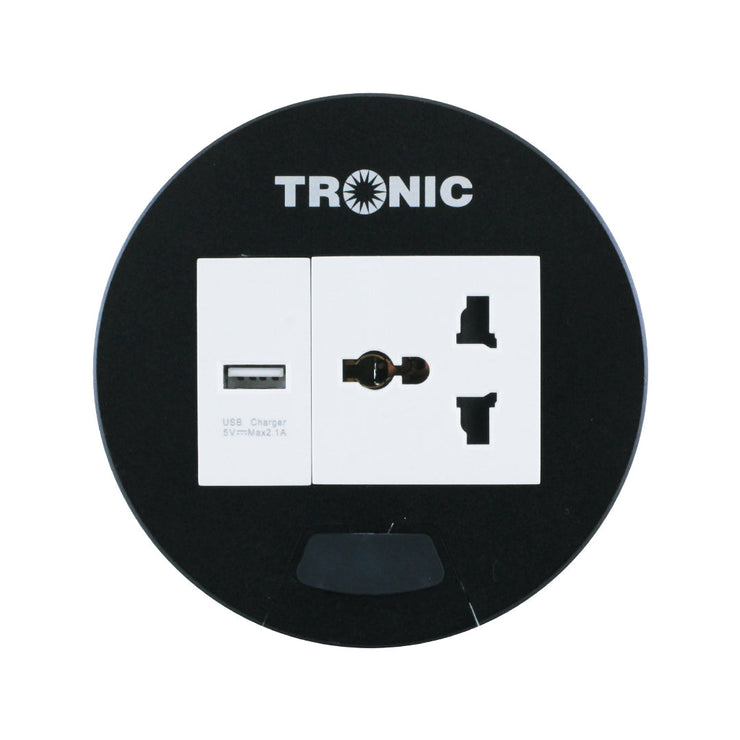 On Desk Socket 1G Universal + USB - Tronic Tanzania