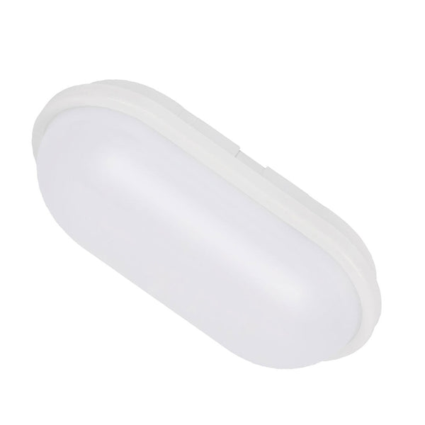 White Oval LED Bulkhead 15 Watts - Tronic Tanzania