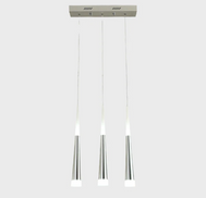 Acrylic Modern 3 LED Hanging Light