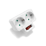 Power Strip With Switch 1-2 WAY EU Plug 2 Pin - Tronic Tanzania