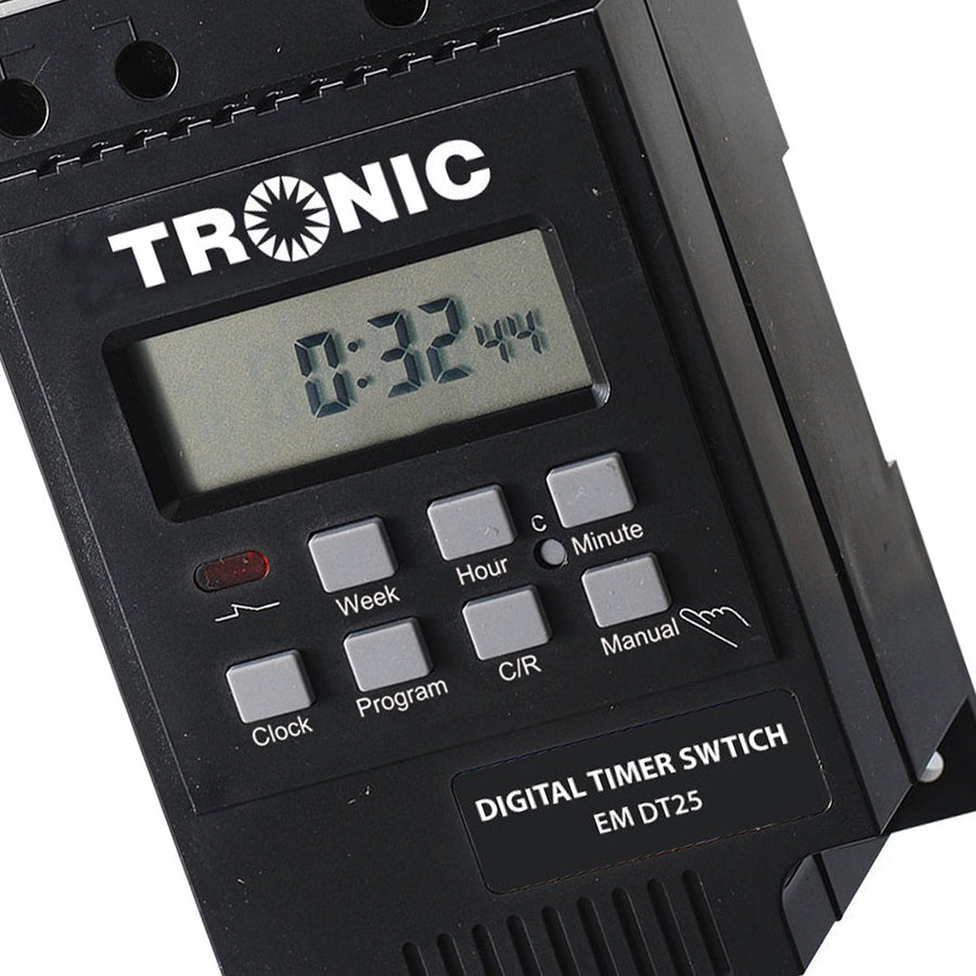 25A Tronic Digital Timer Switch Digital Timer Switch Tronic