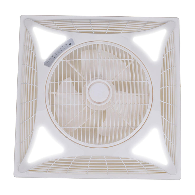 Recessed Louver Fan With LED & Remote