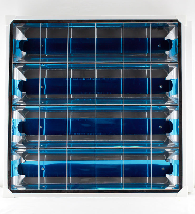 Fluorescent Louver Recessed Panel 4x9 Watts