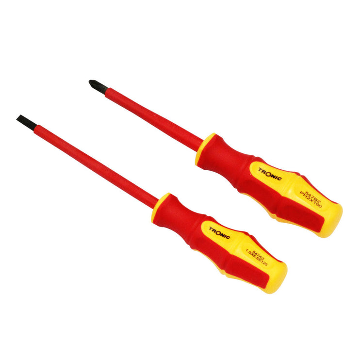 Insulated 2 Piece Set Screw Driver - Tronic Tanzania