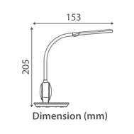 Desk Lamp with an Analog Clock - Tronic Tanzania