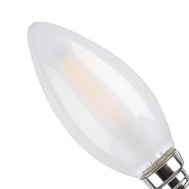 4 Watts Candle Frosted Filament LED Warm White E14 (Small Screw) Bulb - Tronic Tanzania