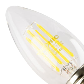 4 Watts Filament Candle LED E27 (Screw) Bulb - Tronic Tanzania