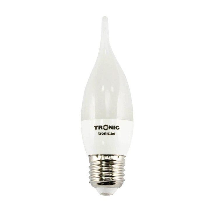5 Watts Candle Tail LED Warm White E27 (Screw) Bulb - Tronic Tanzania