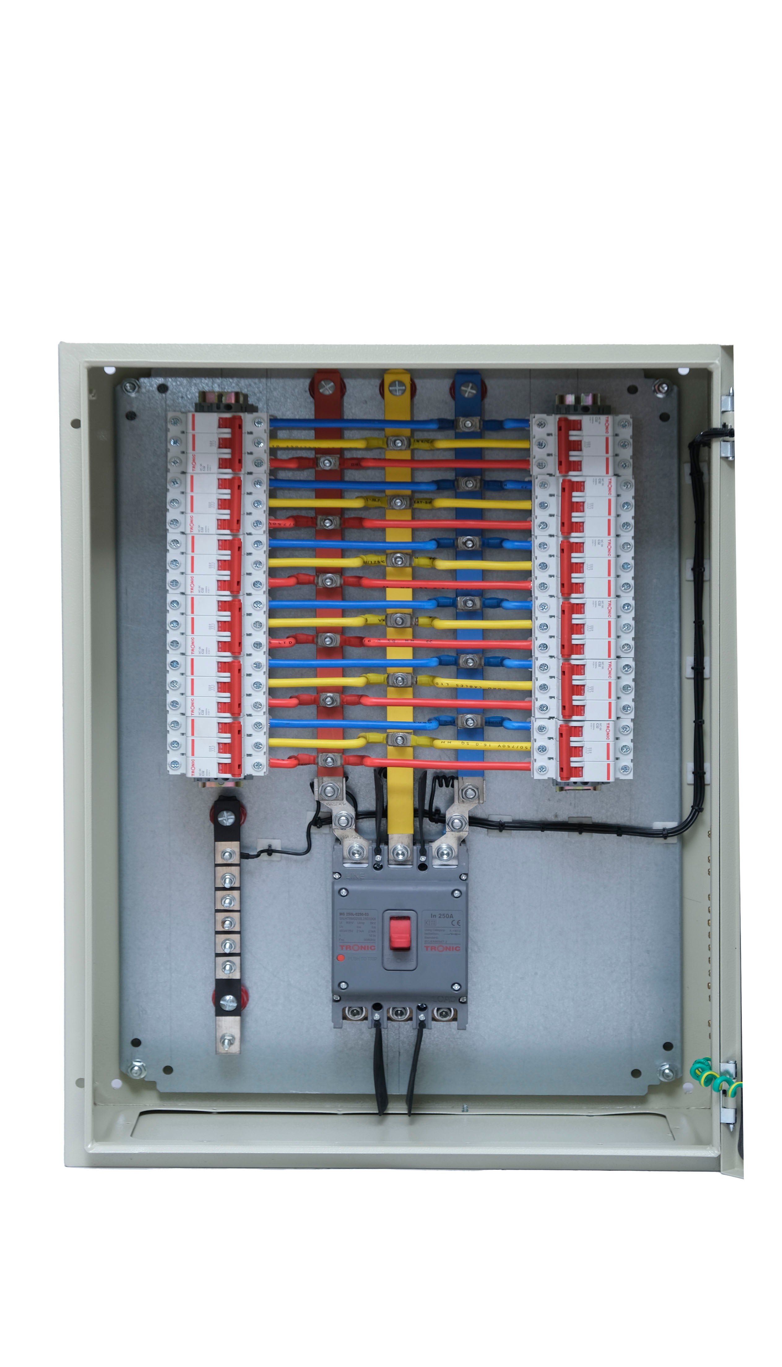 250A 12 Ways Three Phase Distribution Board – Tronic Tanzania