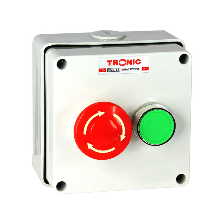 Push Button Start and Emergency Stop Station