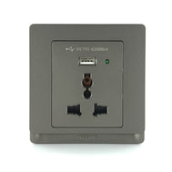 Single Socket with USB