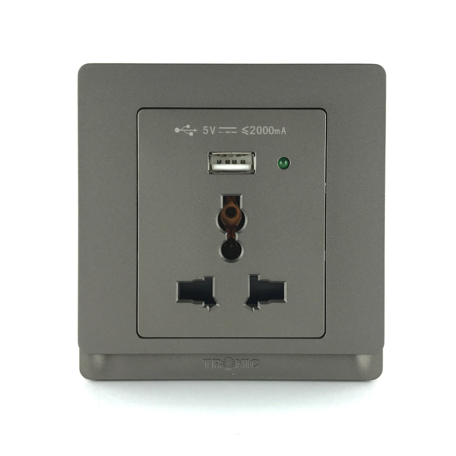 Single Socket with USB Tronic Tanzania