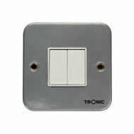 Metal Clad 2 Gang 2 Way Switch - Tronic Tanzania