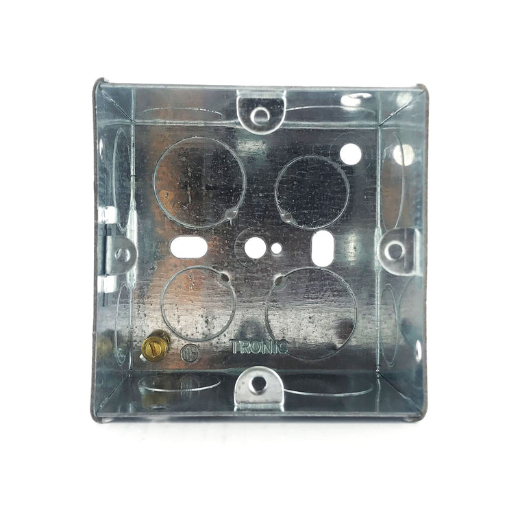Single Deep Galvanised Iron Switch Box - Tronic Tanzania