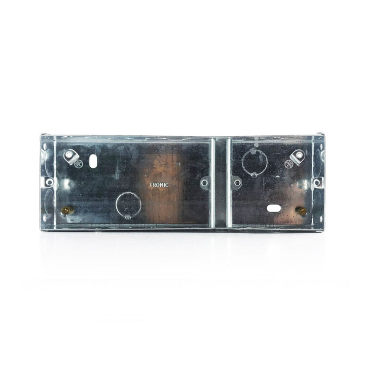 Single+Twin Galvanised Iron Electrical Switch Box 3 Way - Tronic Tanzania
