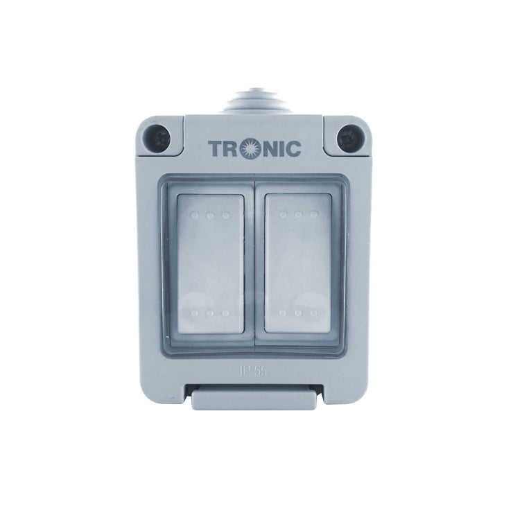 Waterproof 2 Gang 2 Way Switch - Tronic Tanzania