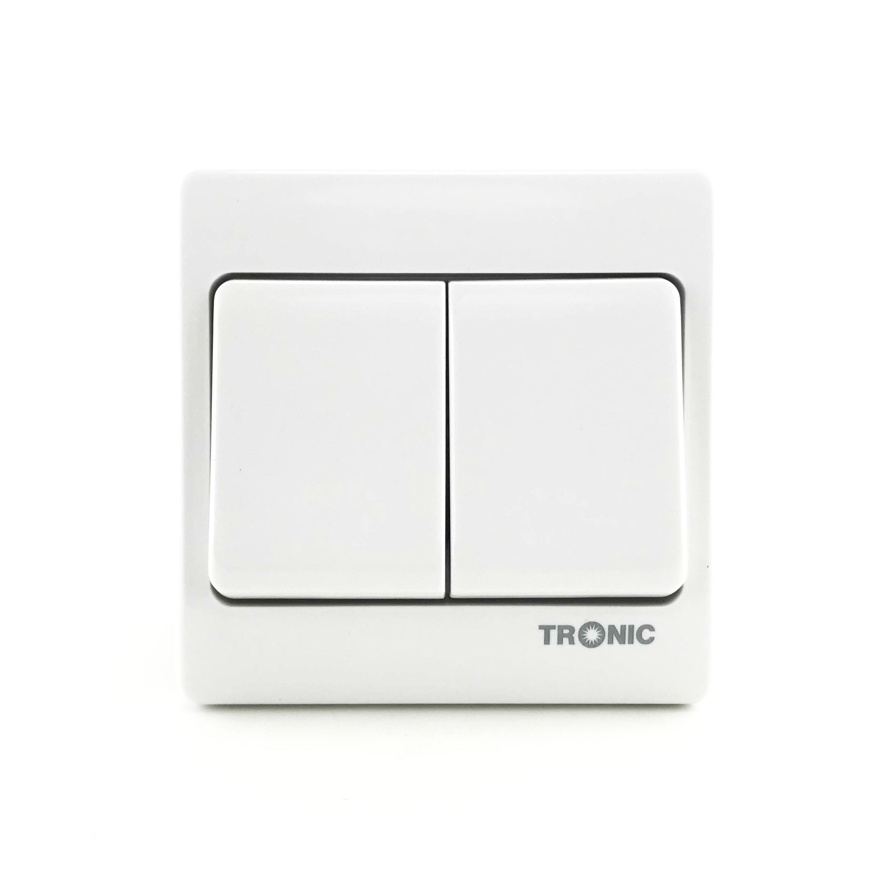 Big Button 2 Gang 2 Way Switch – Tronic Tanzania