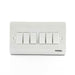 Tronic 6 Gang 2 Way Switch Standard - Tronic Tanzania