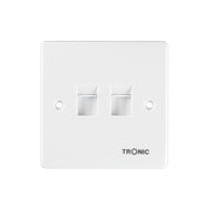 Telephone & Data Socket White RJ11 - Tronic Tanzania