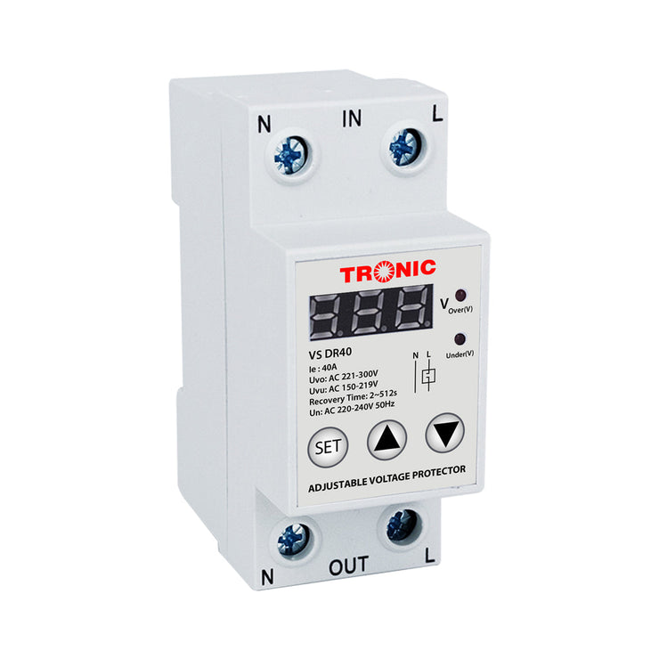 Adjustable Voltage Protector 40A - Tronic Tanzania
