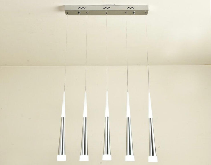 Acrylic Modern 5 LED Hanging Light