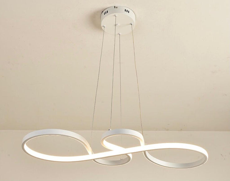 Modern LED Infinite Loop Hanging Light